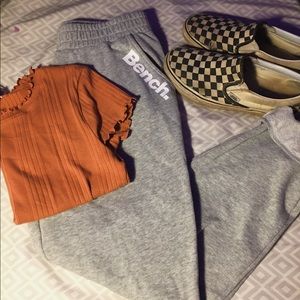 Grey Bench Sweatpants